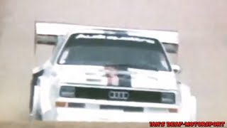 (Germany) Driver Walter Röhrl - Audi Sport Quattro S1 E2 at Pikes Peak in USA (1987) Full Video HD