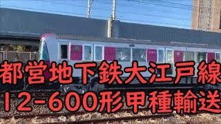 (EF65-2065牽引)　都営地下鉄大江戸線12-600形 川車甲種輸送【8862レ】