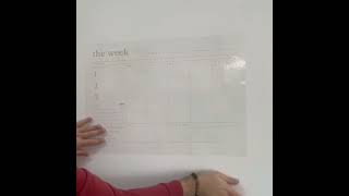 Dry Erase 2024 Weekly Planner Organizer Model-12