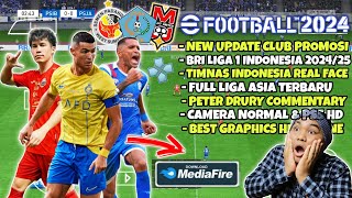 Download eFootball PES ASIA PPSSPP Full Update Tim Promosi LIGA 1 Indonesia 2024 Di Android Offline