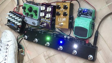 Loop selector BigFoot на 5 петель, с режимом mute, и выходом для тюнера 410/60/27 мм