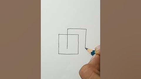 Draw Cube Very Easy in 15 second |Amit kumar art #cube #draw #drawing #shorts #short