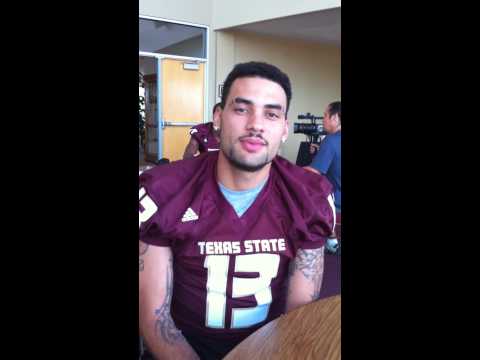 Texas State Wide Receiver Darren Dillard