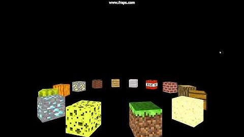 little opengl animation w/ minecraft textures