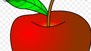 رسم التفاحة_كيف ترسم تفاحة؟ /Apple drawing and coloring_How to draw an apple
