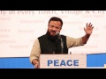 Zafar sareshwala at peace india 2016