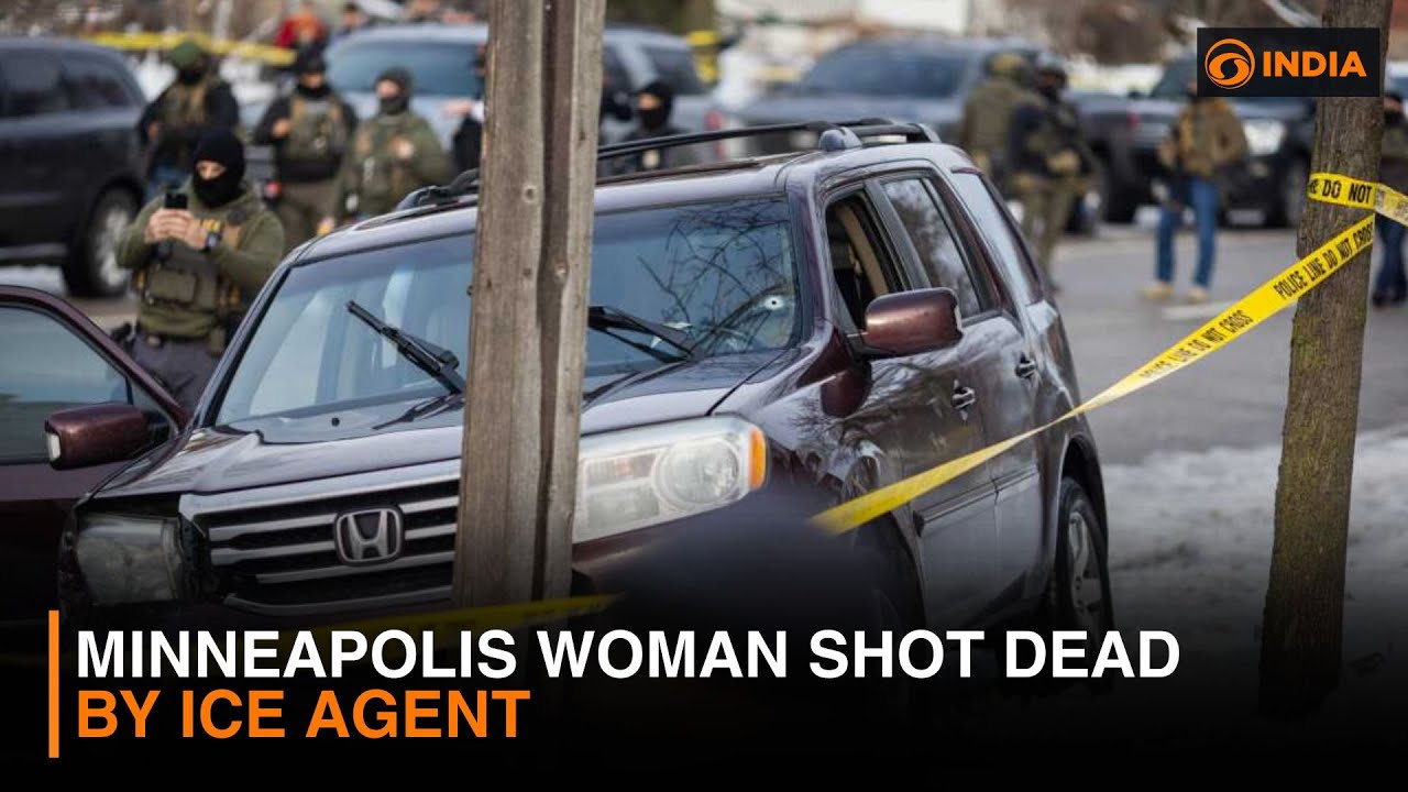 Minneapolis woman shot dead by ICE agent - YouTube