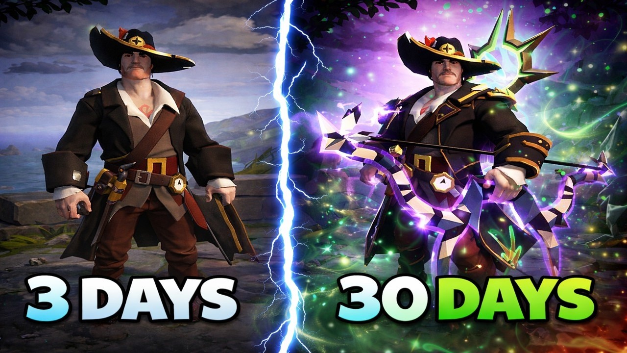 😳🏹 3 Days → 30 Days Premium on a FRESH Account! 💰🔥 | Day 1 | Albion Online