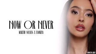 Martin Solveig x Faouzia - Now Or Never (Lyrics)