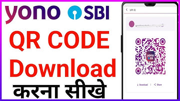 how to generate qr code in yono sbi app // yono sbi ka qr code kaise nikale // sbi QR code download