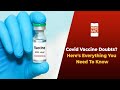 What If You Get Covid Before Or After First Vaccine Dose? | NewsMo