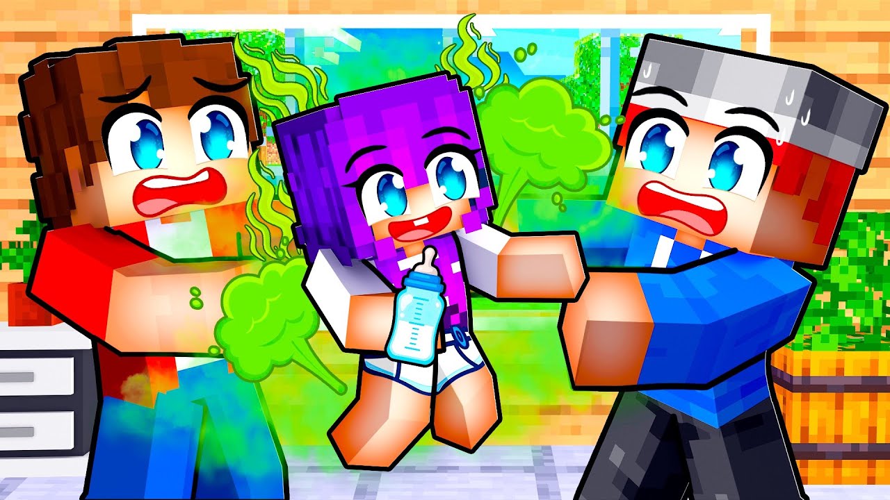 Kylie Becomes a BABY in Minecraft!