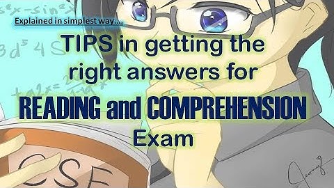 Reading Comprehension Tips | VERBAL REASONING TEST
