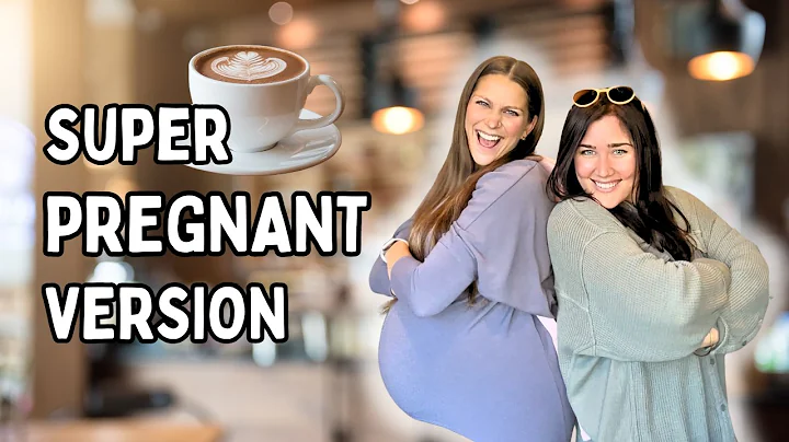 I hopped into a coffee shop (SUPER PREGNANT VERSION)