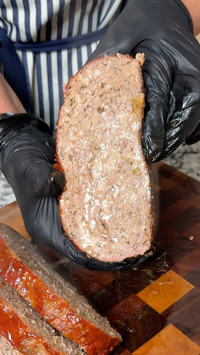 Have you ever seen meatloaf this JUICY?? 💦 #recipe #easyrecipe