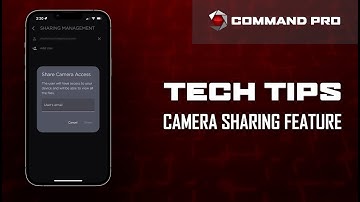 COMMAND PRO TECH TIP | Camera Sharing Feature