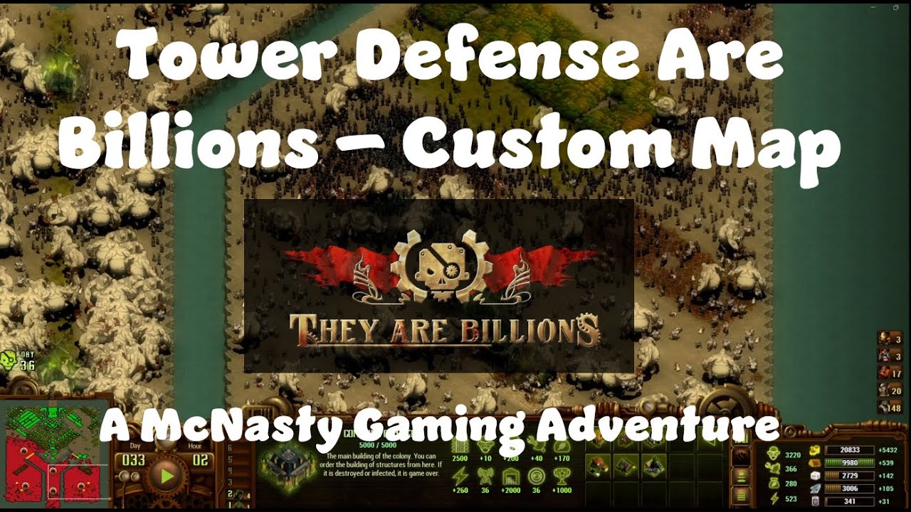They Are Billions - Tower Defense Are Billions - Custom Map - YouTube