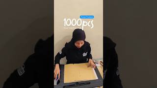 Produsen Tas Souvenir | Proses Produksi Pouch Yuda 1000 Pcs Untuk Acara Dari OJK
