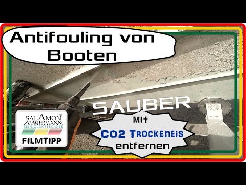 Antifouling ohne Chemie von GFK Booten schnell und sicher entfernen