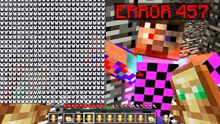 How much ARMOR hearts will PROTECT you from ERROR Creepypasta mobs in minecraft? part 8