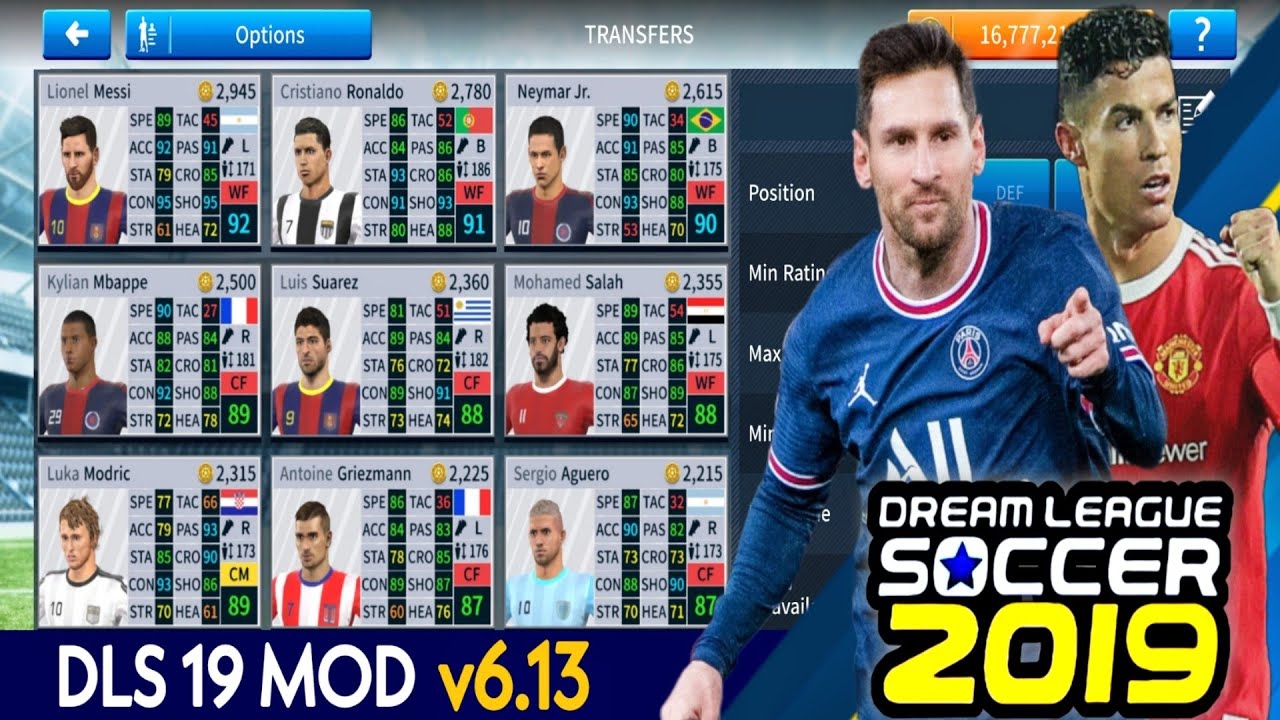 DREAM LEAGUE SOCCER 2019 - APK MOD [v6.13] DINHEIRO INFINITO