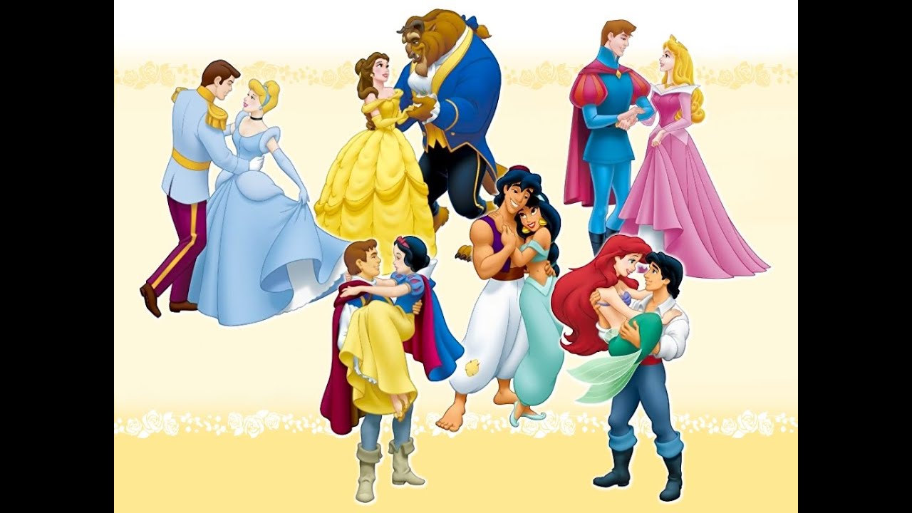 Нужен дисней. Принцессы и принцы Диснея. Сказочные персонажи принцессы. Принц и принцесса. Принцы из Диснея.