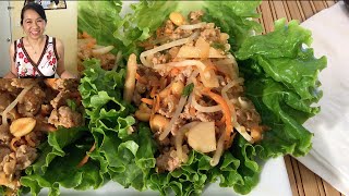 EPIC Chinese-inspired vegetarian LETTUCE CUPS | San choy bow