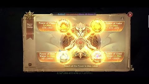 MU Archangel ELF ENERGY LEVEL 400 MASTER CLASS CHANGE