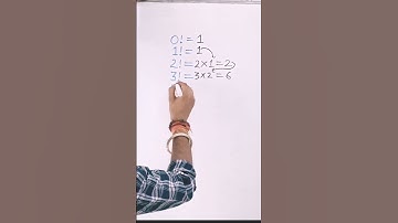 Factorial|Factorial Table#maths #shorts