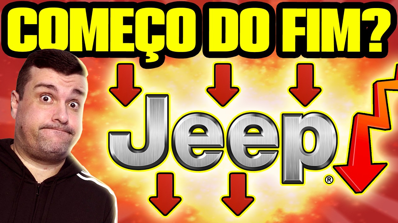 A INACREDITÁVEL DECADÊNCIA da JEEP! VENDAS CAINDO no MUNDO TODO! O QUE ACONTECEU? CRISE BATEU FORTE?