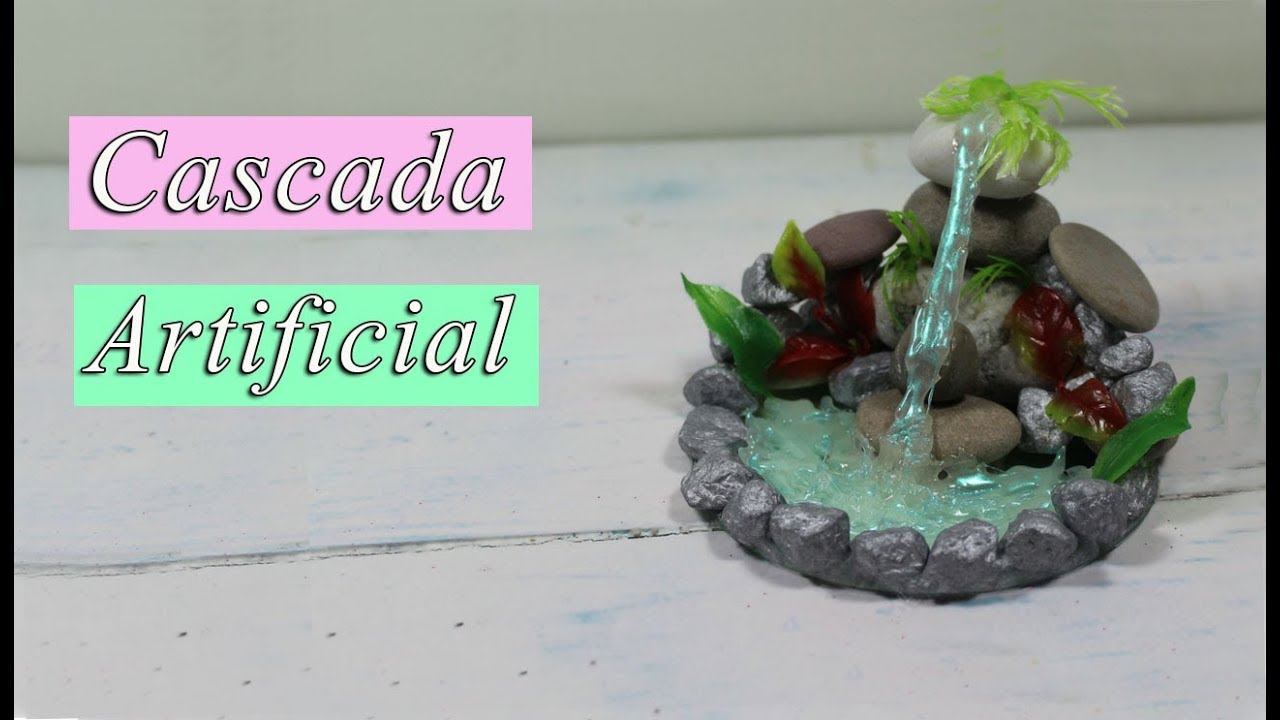 Como Hacer Una Cascada Con Material Reciclable - Compartir Materiales