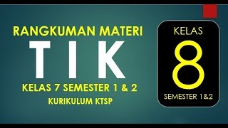 Kelas 8 SMP - TIK - Kurikulum KTSP Semester 1 dan 2