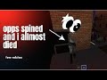 opps spun my hood and i allmost die in #theprojectLAV1 #roblox