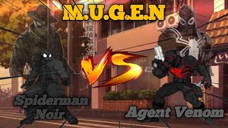 Spiderman Noir (Marvel) vs Agent Venom (Marvel) | MGS | Marvel Super Heroes Mugen Battle