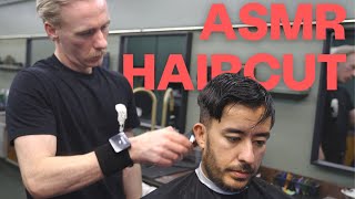 SILENT ASMR Haircut That Will Put You To Sleep - Nomad Barber, London