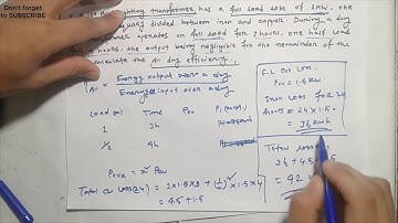 Problem on all day efficiency of transformer || Bangla