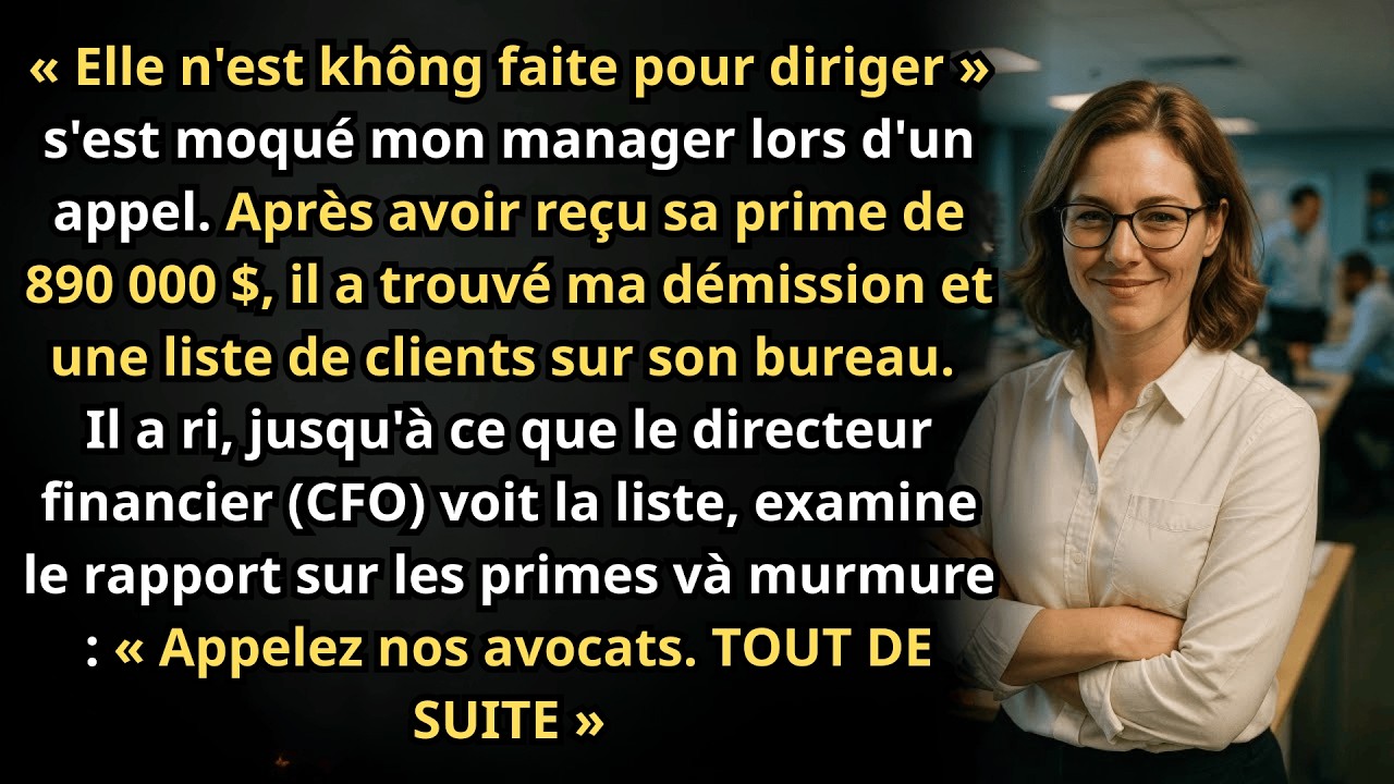 J’ai démissionné et laissé une liste de clients qui a révélé la fraude de mon patron 💼