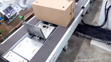 vira caixas - Conveyor to rotate boxes 180º.