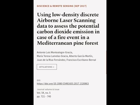 Using Low-Density Discrete Airborne Laser Scanning Data To Assess The Potential Carbo... | Rtcl.Tv