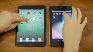 Apple iPad Mini vs Google Nexus 7 vs Speedtest & Gaming Performance