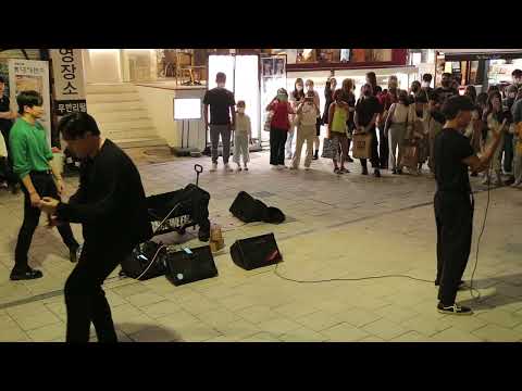 JHKTV] Lad hongdae hiphap busking  on the other side Lad 홍대힙합버스킹 레드