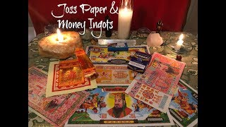 Joss Paper Money Ingots: How to Fold Them & Burning Them for Your Ancestors | Ancestor Money