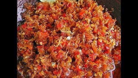 Resep Sambal Bawang Teri Medan Pedas Gurih