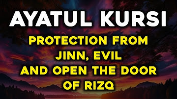 Ayatul Kursi X1000 | 20 Hours Beautiful Quran Recitation | Protection | Ruqyah For Money Busines Job