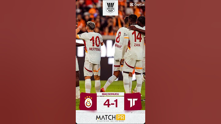 Maç sonucu: Galatasaray 4-1 Trencin