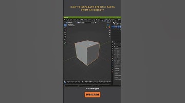 Blender Tip Separate Object Parts | AR3Designs Daily Blender 3D Tips
