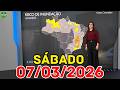 TEMPESTADE NAS CAPITAIS: Porto Alegre e BH  risco de 50mm | Previsão do Tempo Jornal Nacional 07/03