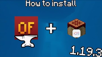 How to install Optiforge 1.19.3 in Pojavlauncher for ios/Android