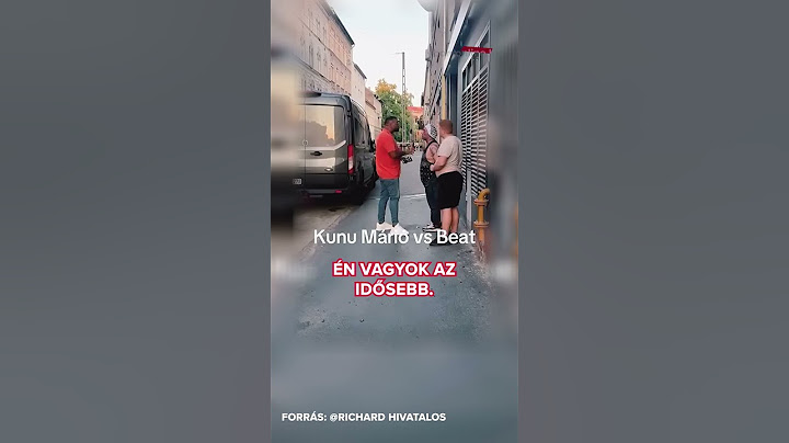 Durva videó terjed a neten! Kunu Márió a nyílt utcán esett neki Beatnek#bors #balhé #kunumárió #beat