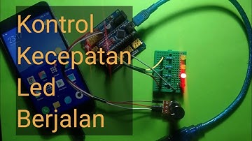 Belajar Arduino Kontrol Kecepatan LED Berjalan